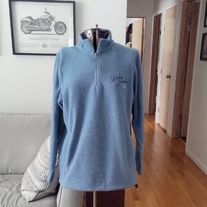 Harley-Davidson Fleece Top, Large, Blue